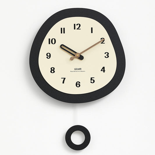 Modern Circular Wall Décor Pendulum Clock