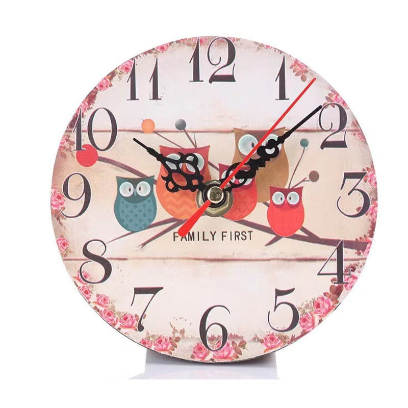 European Style Vintage Home Decoration Table Clock