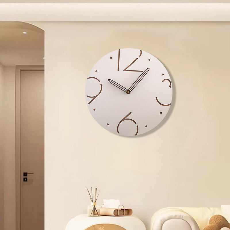 Big Numbers Circular Wall Décor Clock