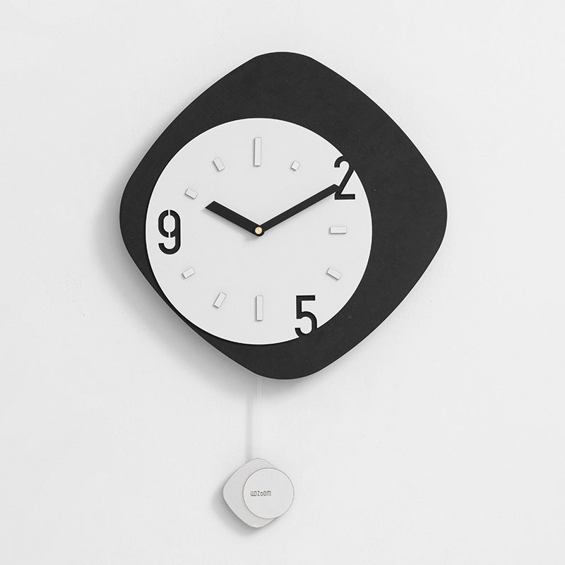 Pendulum Wall Decoration Clock for Lounge