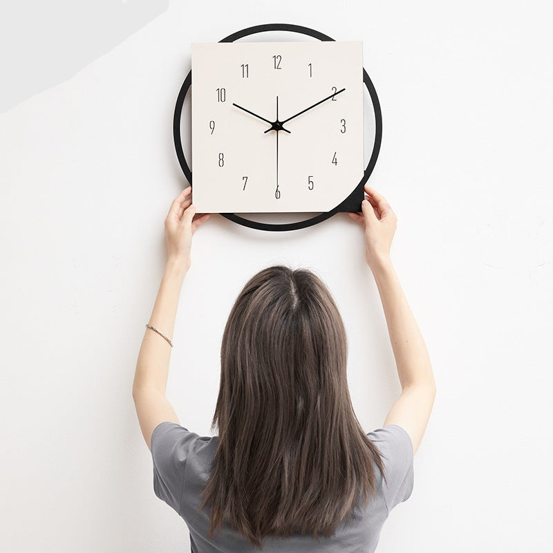 Unique Battery Operated Wall Clock for Living Room