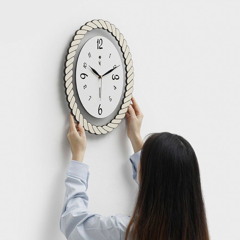 Loforay™ Modern Oval Wall Deco Silent Clock