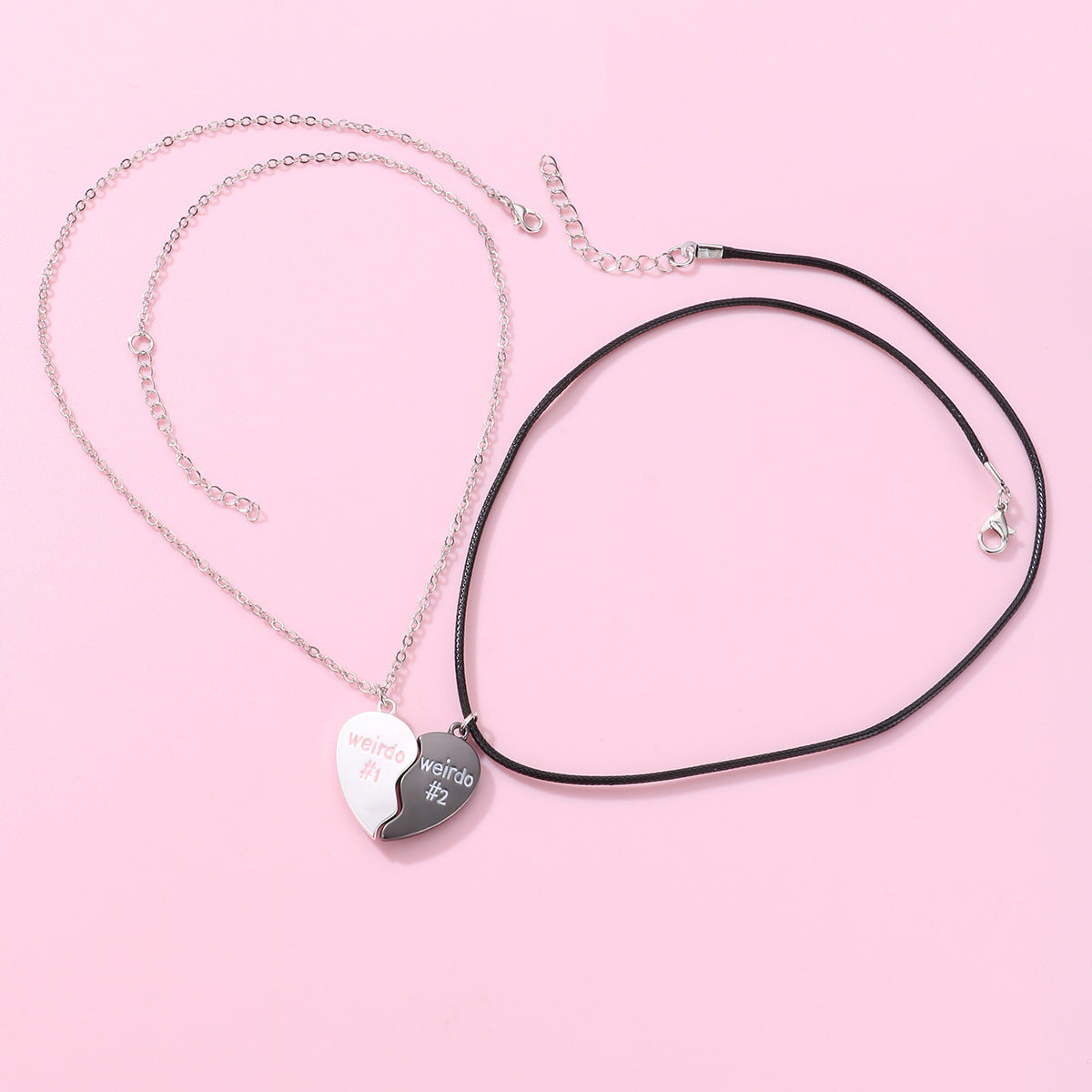 Magnetic Hearts Weirdo Necklaces Gift for Couples