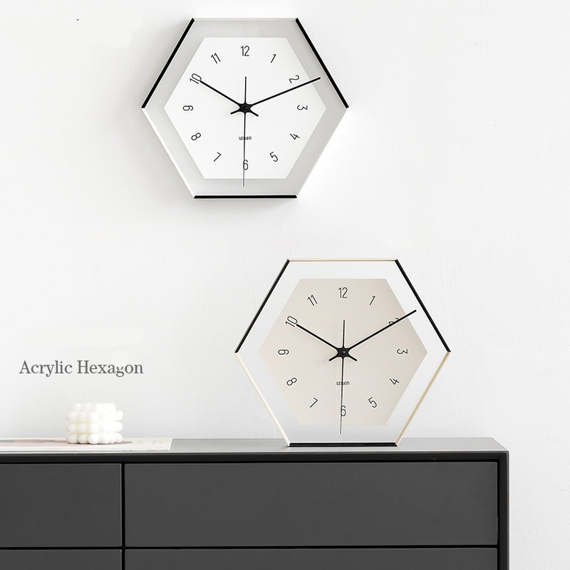 Unique Nordic Wall Décor Clock for Living Room