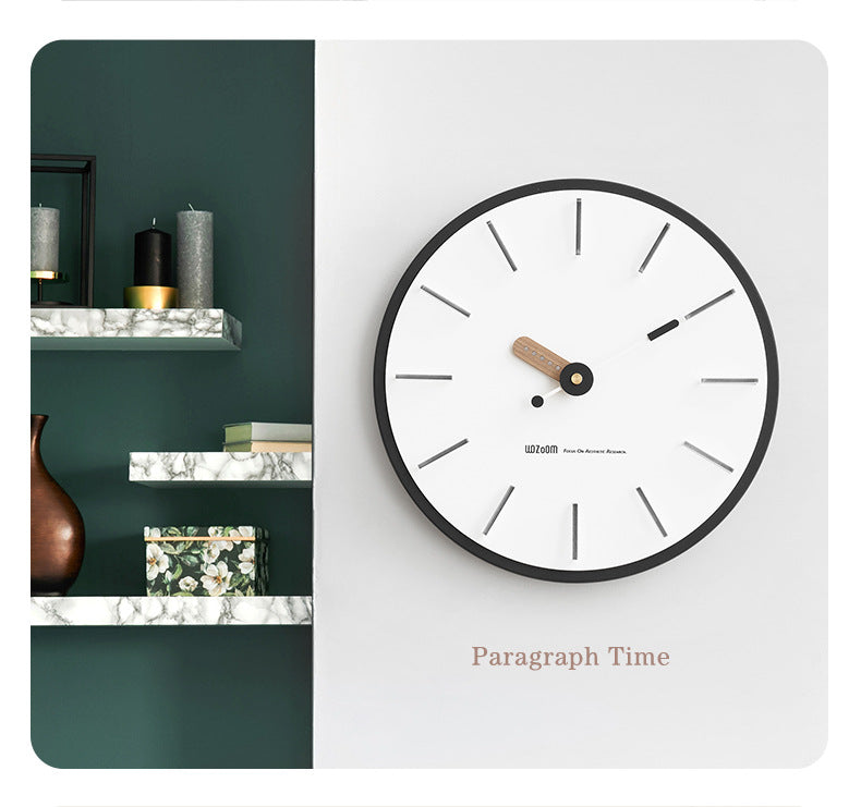Nordic Wall Décor Clock for Living Room