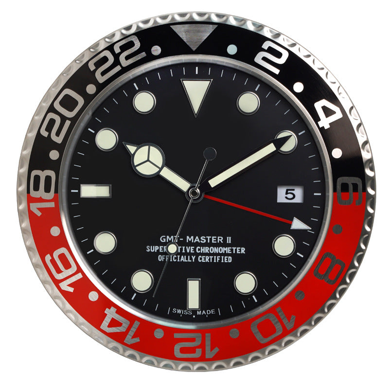 Modern Battery Operated Luminous Silent Wall Clock