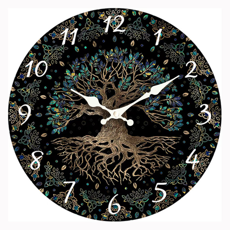 Famous Painting Theme Silent Wall Clock 12 Inches