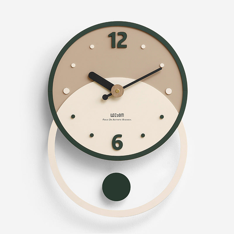 Nordic Minimalist Wall Décor Clock for Living Room