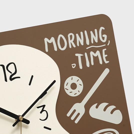 Creative Style Kitchen Wall Décor Silent Clock