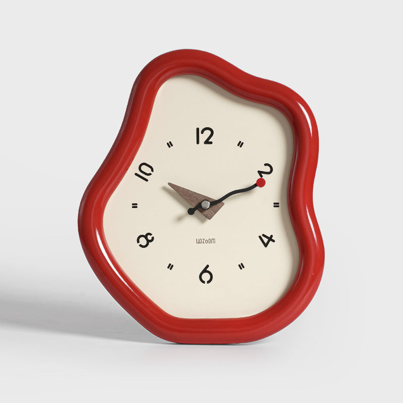 3D Distorted Table Clock for Lounge