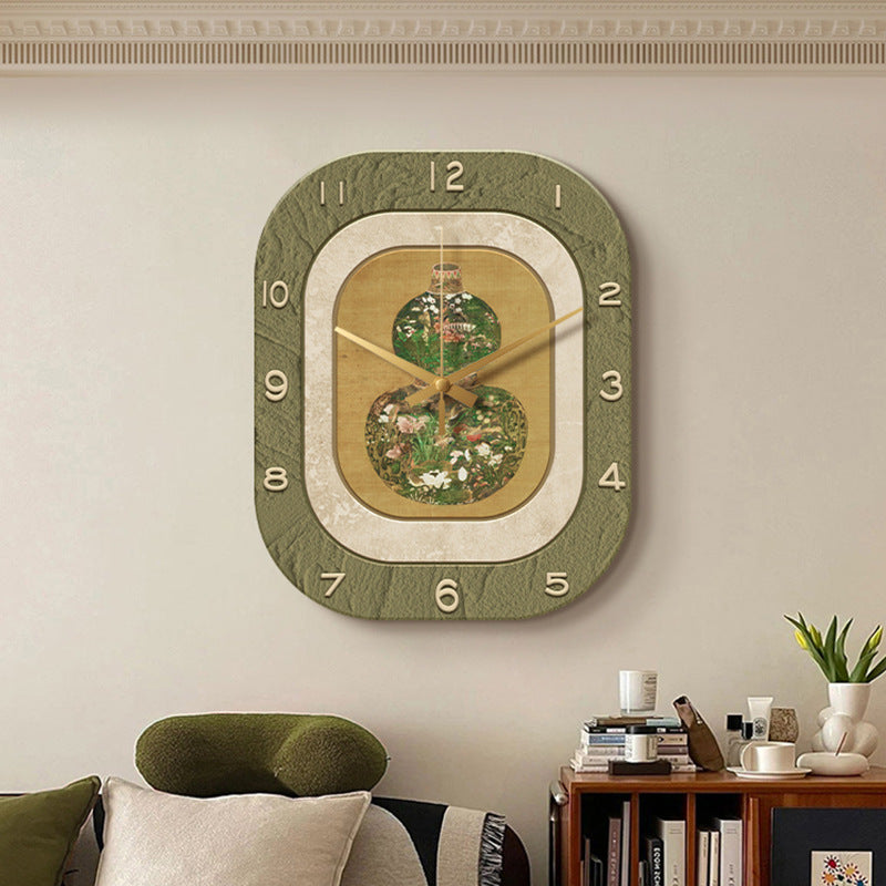Loforay™ Antique Art Deco Floral Silent Wall Clock