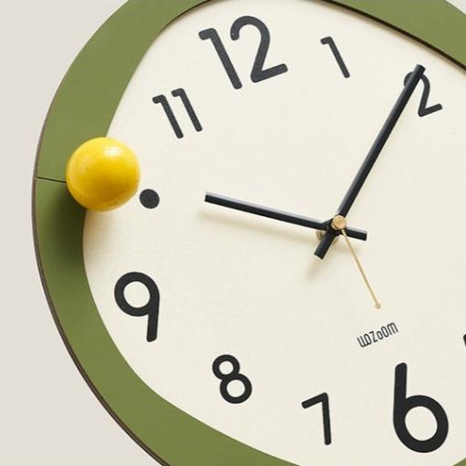 Minimalistic Nordic Wall Décor Silent Clock