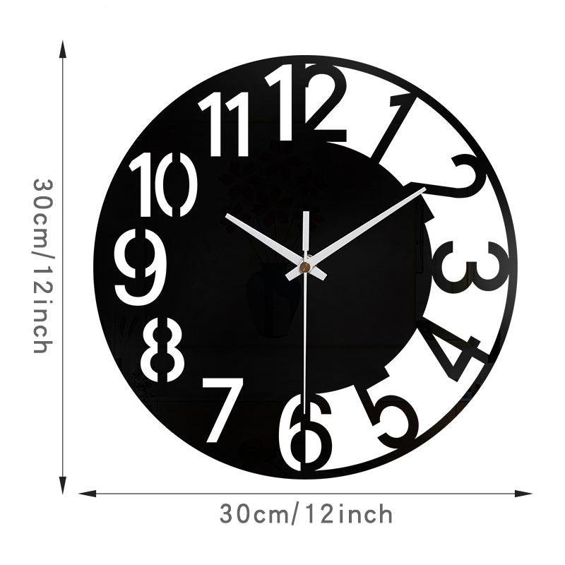 Big Numerals Analog Silent Wall Clock