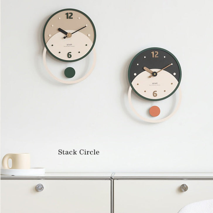 Nordic Minimalist Wall Décor Clock for Living Room