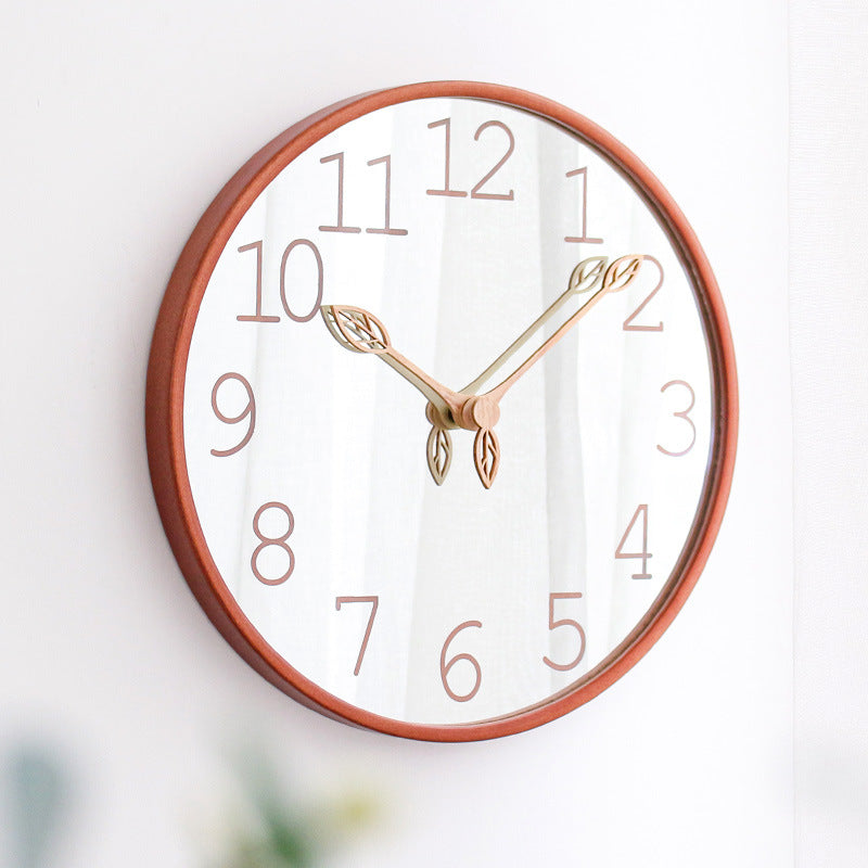 Loforay™ Real Mirror Nordic Circular Silent Wall Clock