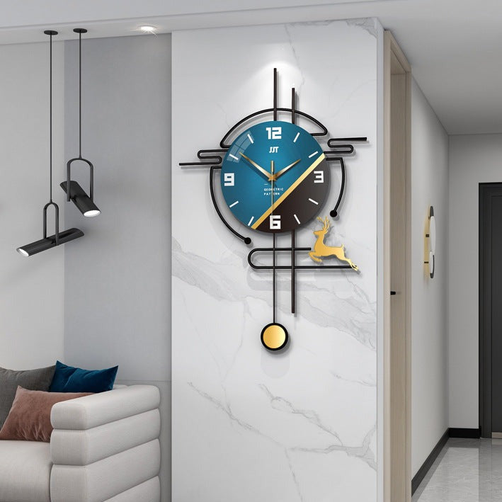 Large Size Pendulum Wall Clock for Livingroom
