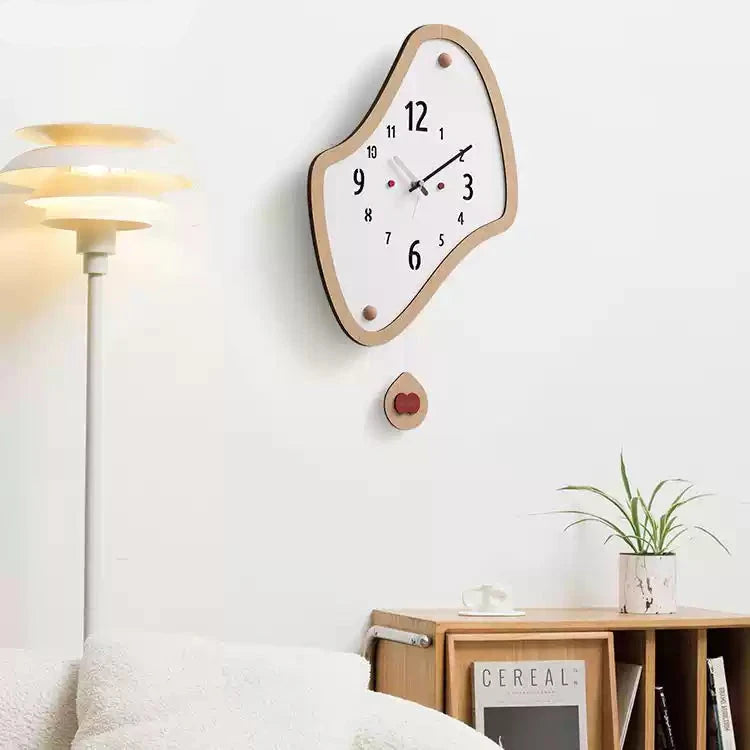 Odd Shaped Modern Silent Wall Clock