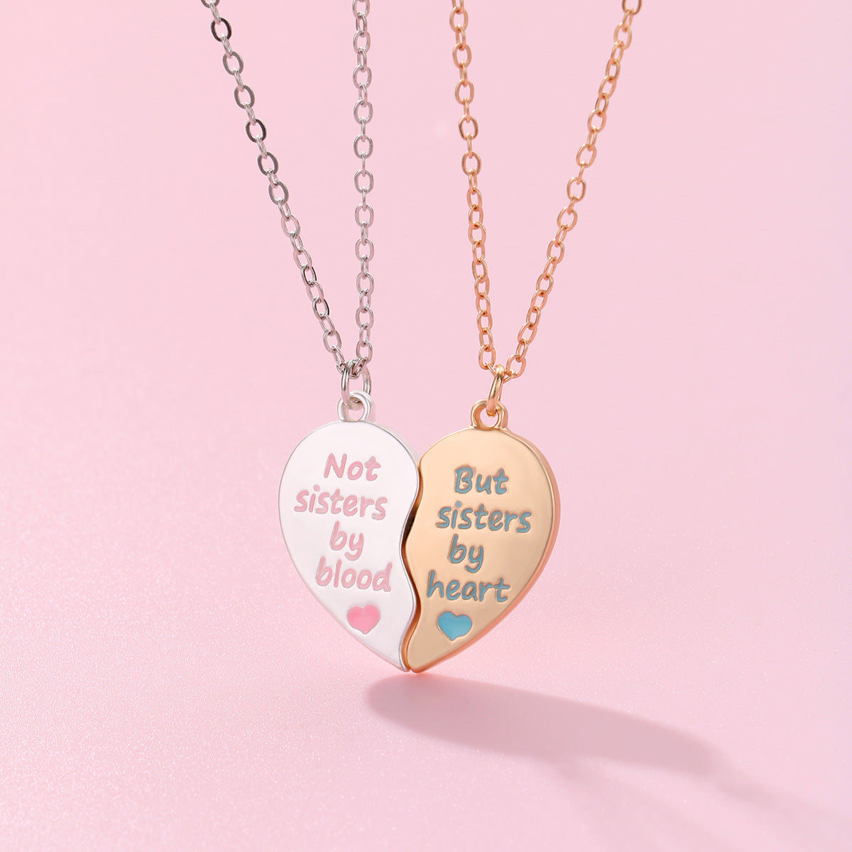 Magnetic Hearts Best Friends Necklaces Gift Set