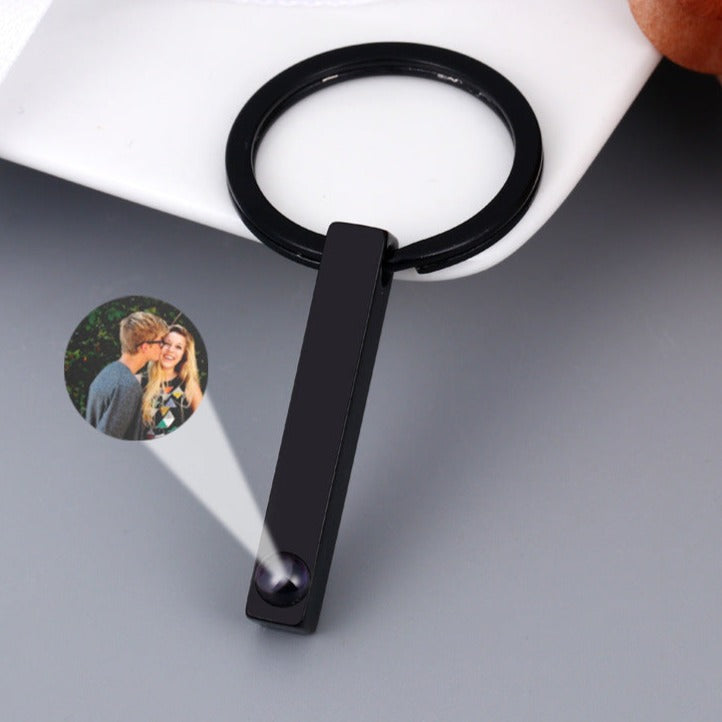 Custom Photo Projection Keychain