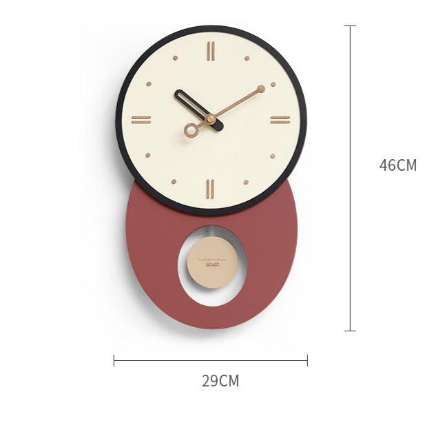 Futuristic Pendulum Silent Wall Décor Clock