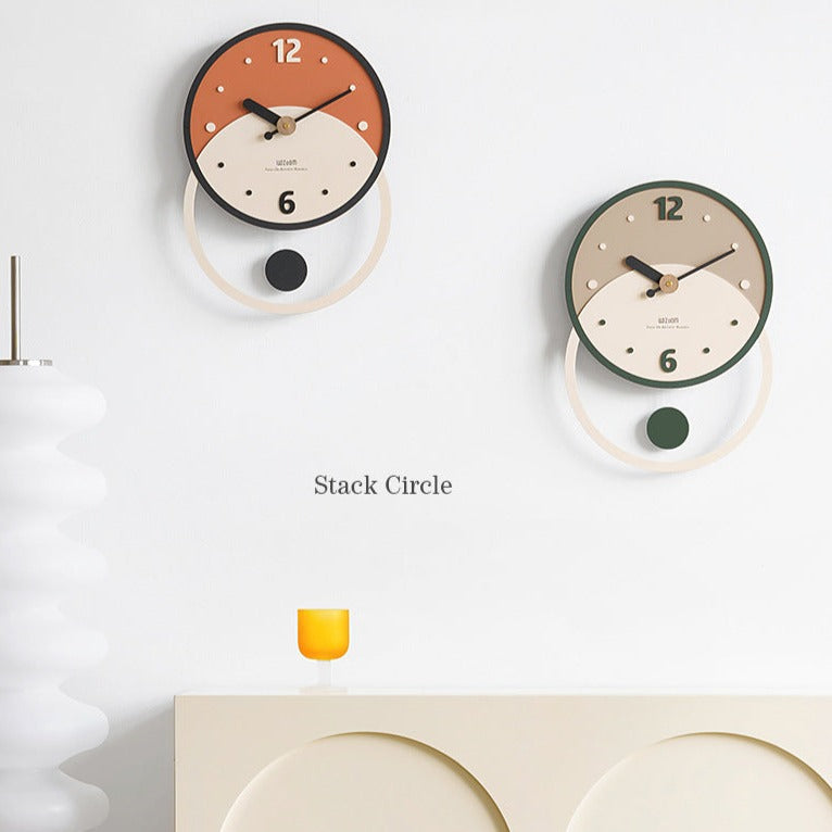 Nordic Minimalist Wall Décor Clock for Living Room
