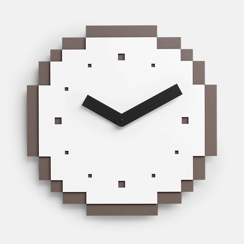Creative Pixel Style Wall Décor Silent Clock