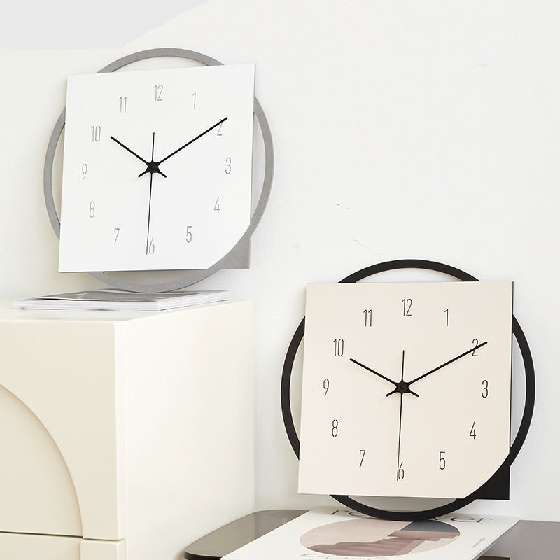 Unique Battery Operated Wall Clock for Living Room