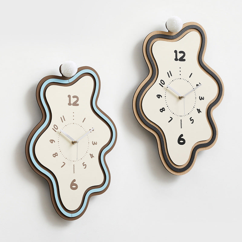 Creative Odd Shaped Wall Décor Silent Clock