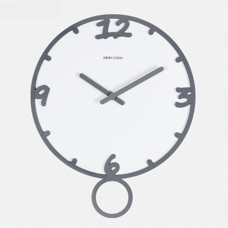 Nordic Analog Silent Pendulum Clock