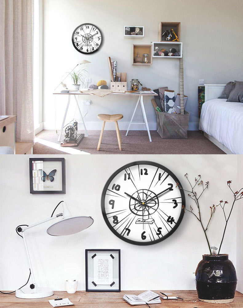 Silent Classroom Wall Clock for Kids Bedroom