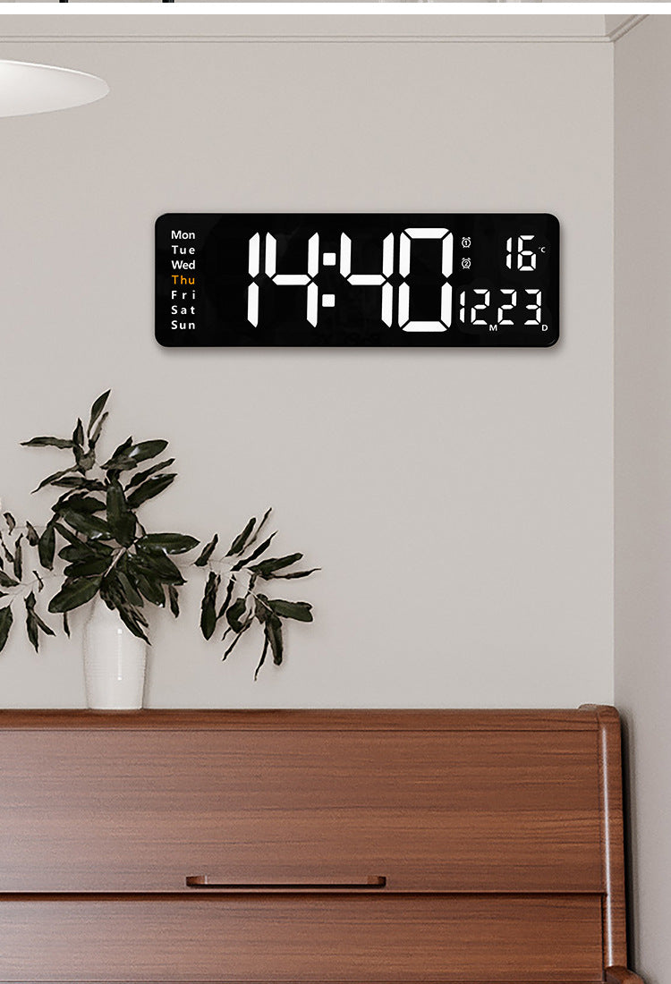 Nordic Digital Clock 16 Inch Display
