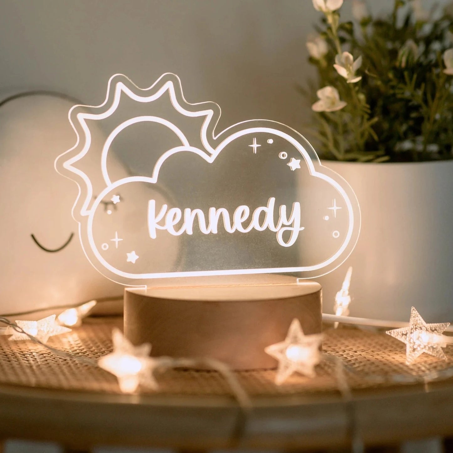 Kids Bedroom Décor Custom Name Lamp
