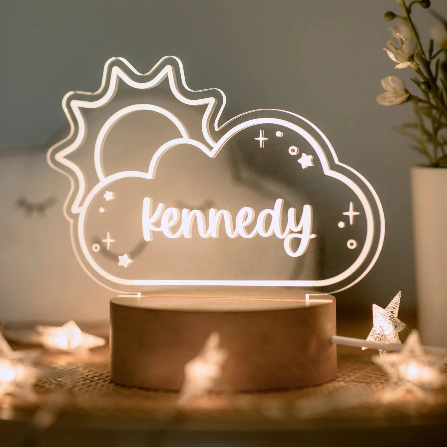 Kids Bedroom Décor Custom Name Lamp
