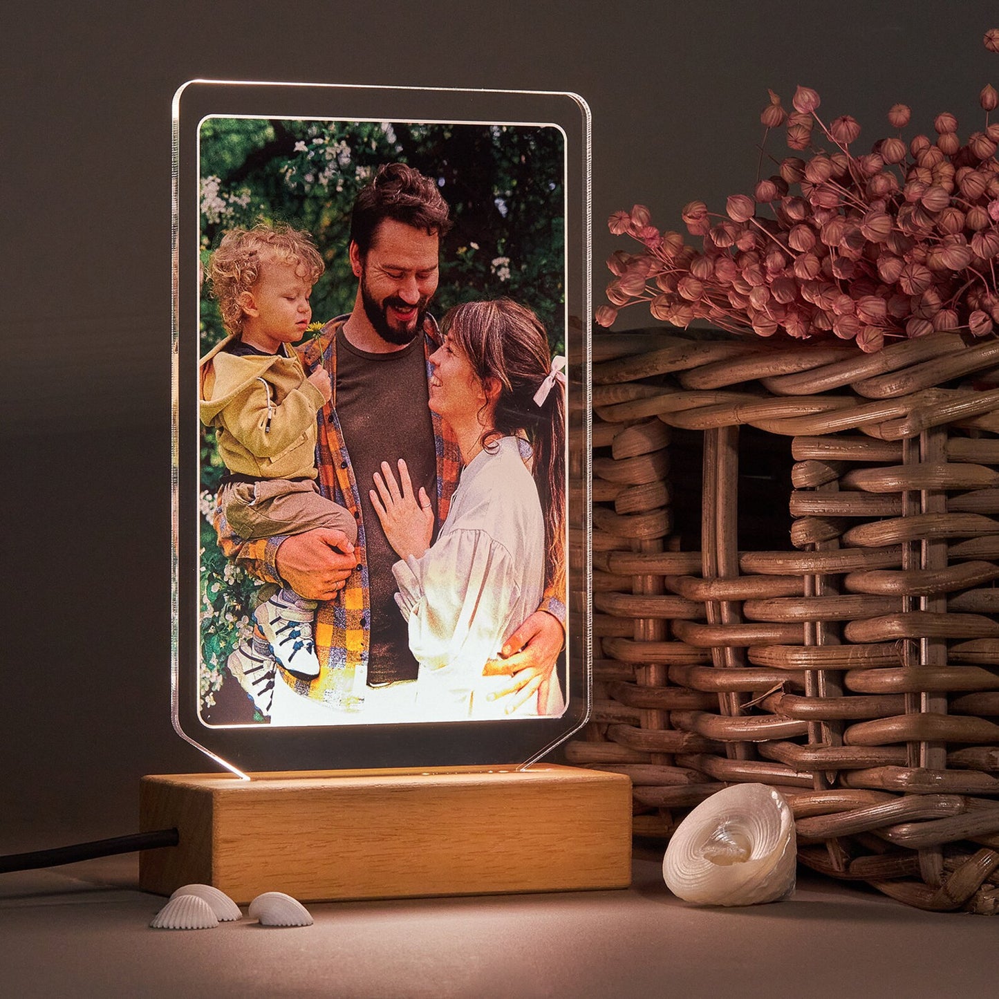 Personalized Family Photo Lamp