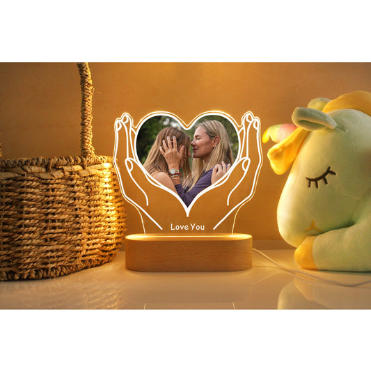 Mother's Day Gift - Personalized Photo Acrylic Lamp