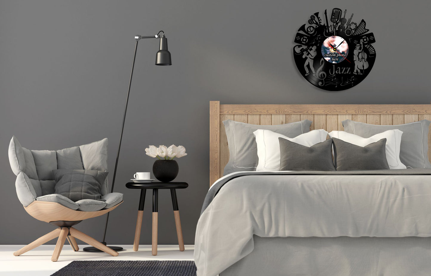 Gift for Jazz Music Lovers Clock Gift for Music Teacher