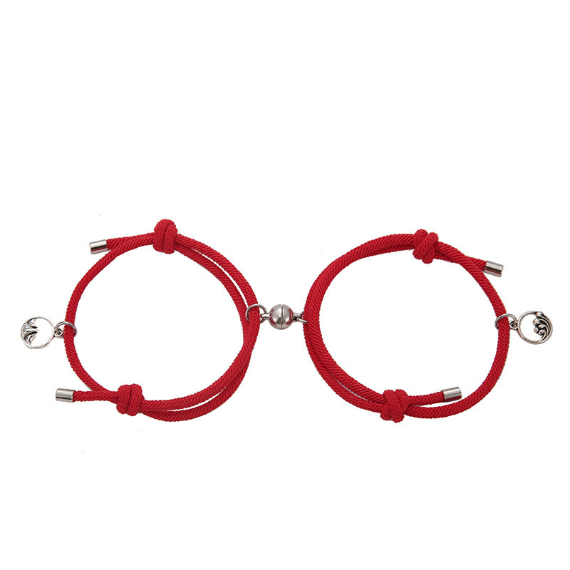 Ocean Mountain Matching Pair Magnetic Bracelets