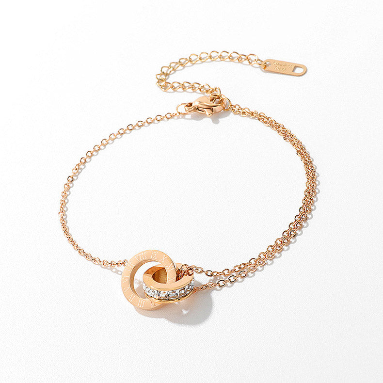 Ring Charm Eternity Bracelet