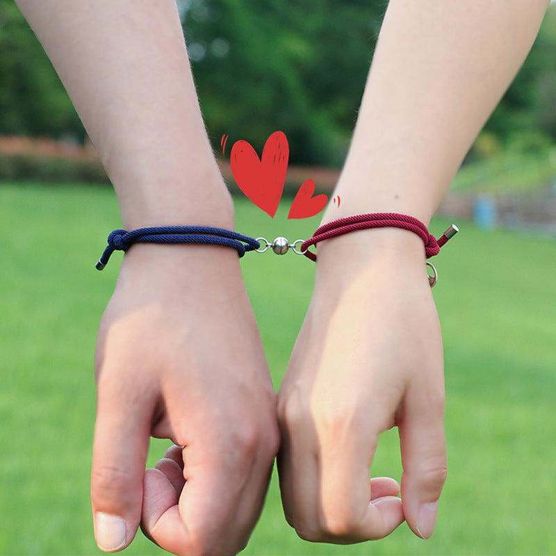 Ocean Mountain Matching Pair Magnetic Bracelets
