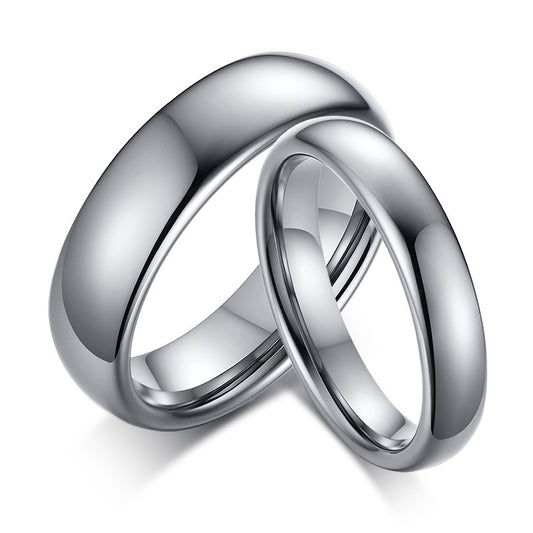 Custom Engravable Tungsten Couple Wedding Bands