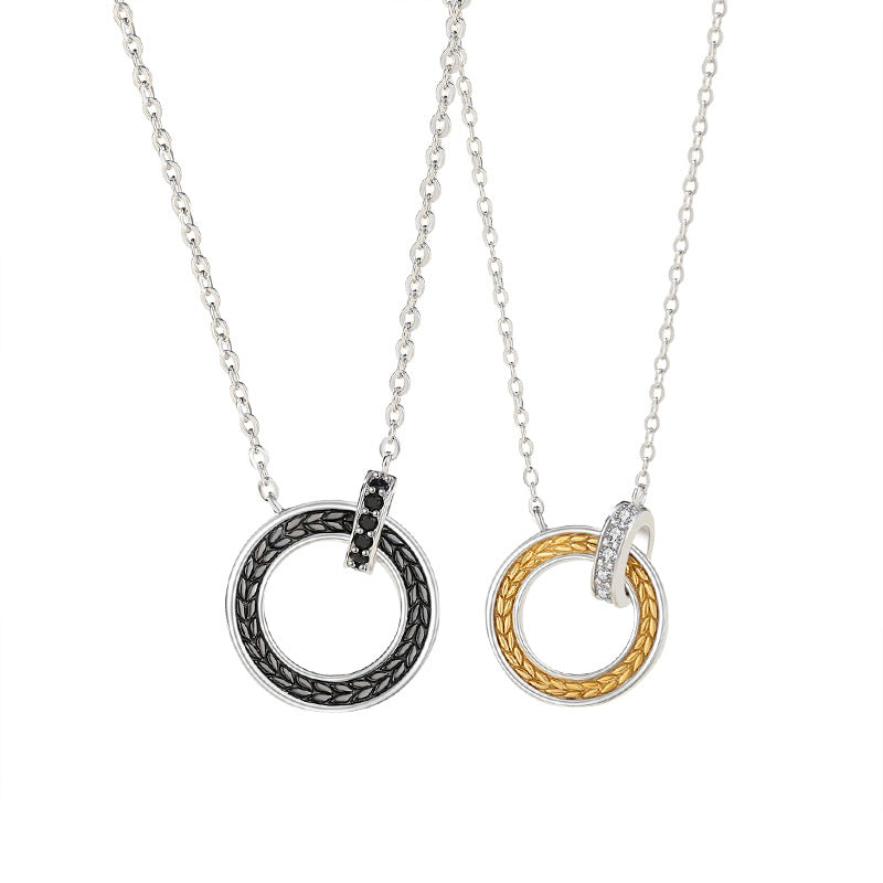 Matching Necklaces Gift for Agriculturist Couple