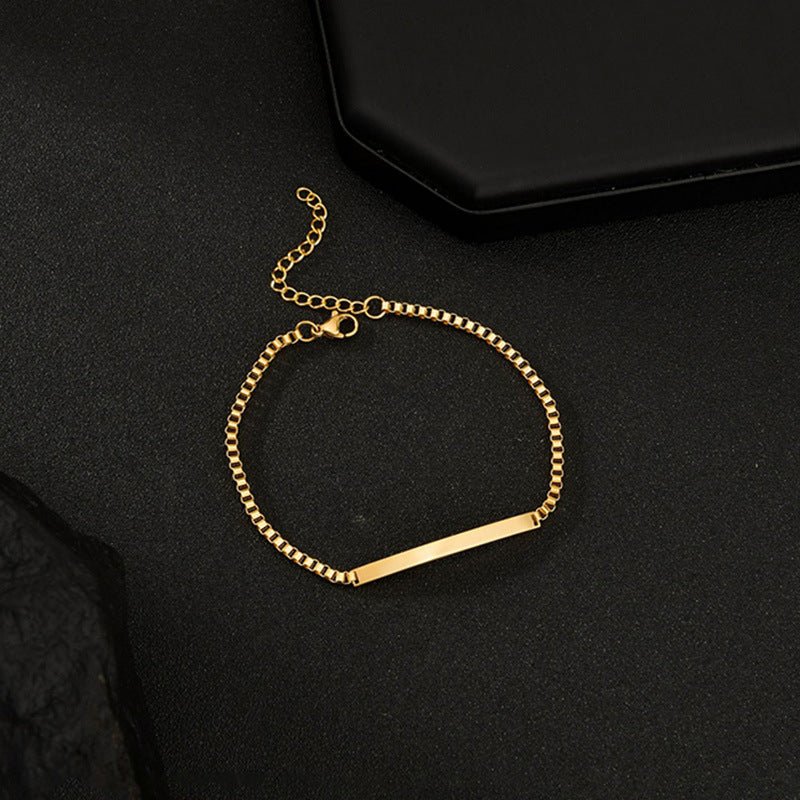 Custom Engraved His Hers Matching Bracelets Set