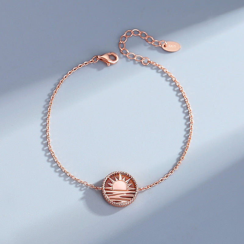 Ocean Mountain Bf Gf Couple Bracelets Set