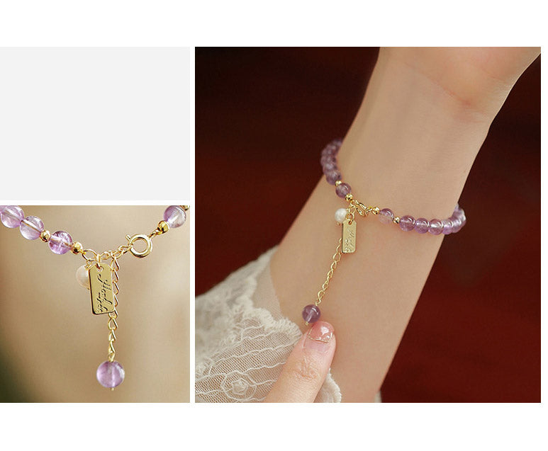 Amethyst February Birthstone Bracelet