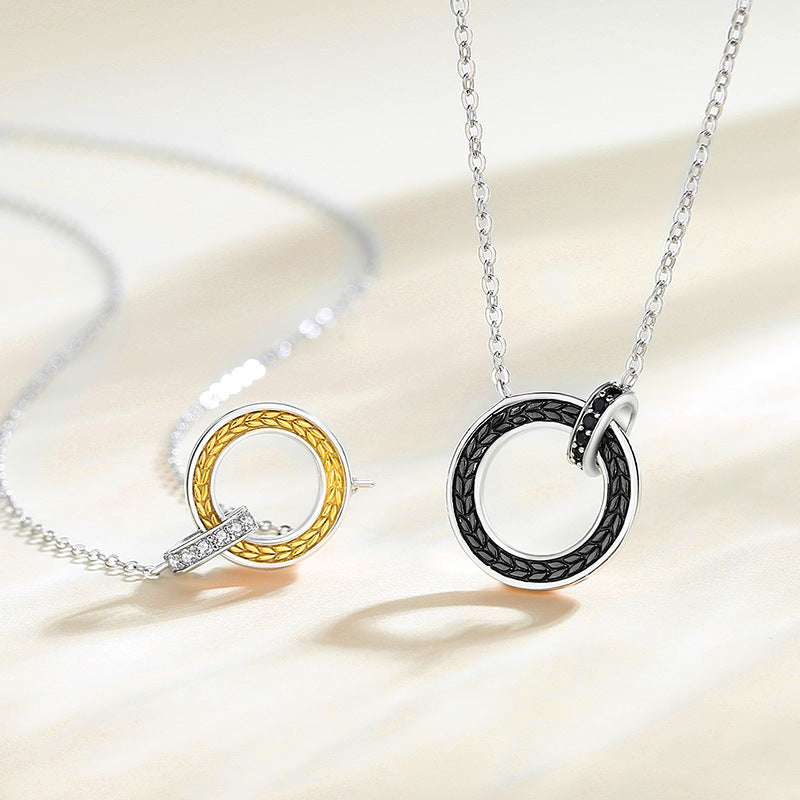 Matching Necklaces Gift for Agriculturist Couple