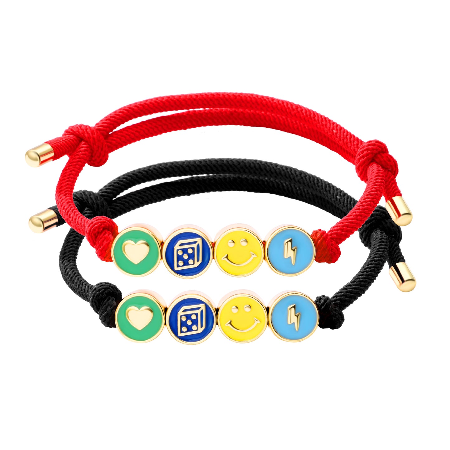 Matching Charms Bracelets Set for Couples
