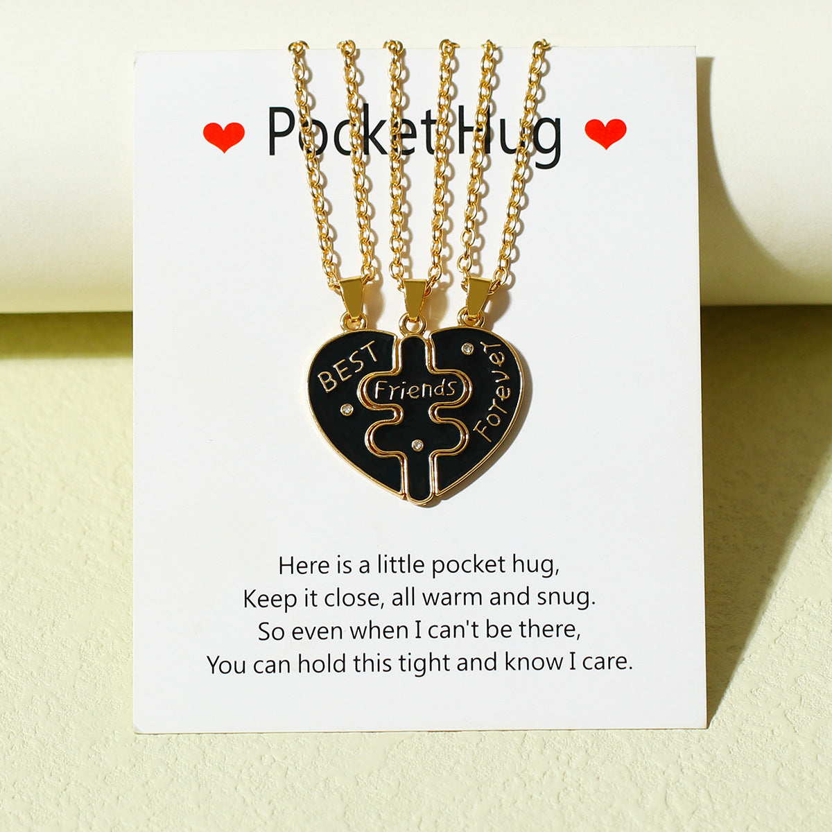 Best Friends Forever Necklaces Set for Three