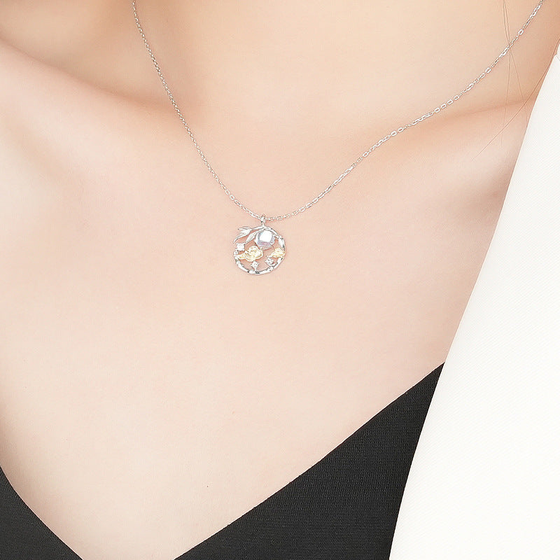 Matching Pair Moonstone Necklaces for Couples