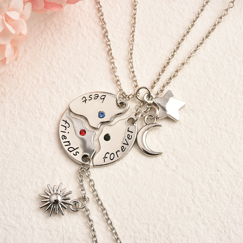 Engravable Best Friends Forever Necklaces Set for – Loforay