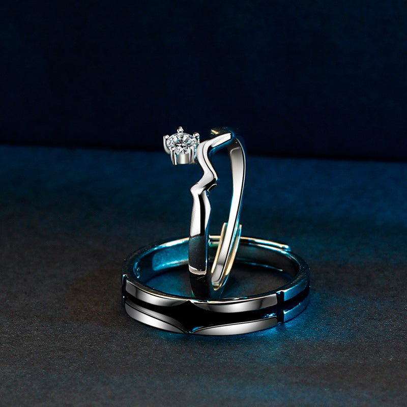 Matching Anniversary Rings for Him and Her